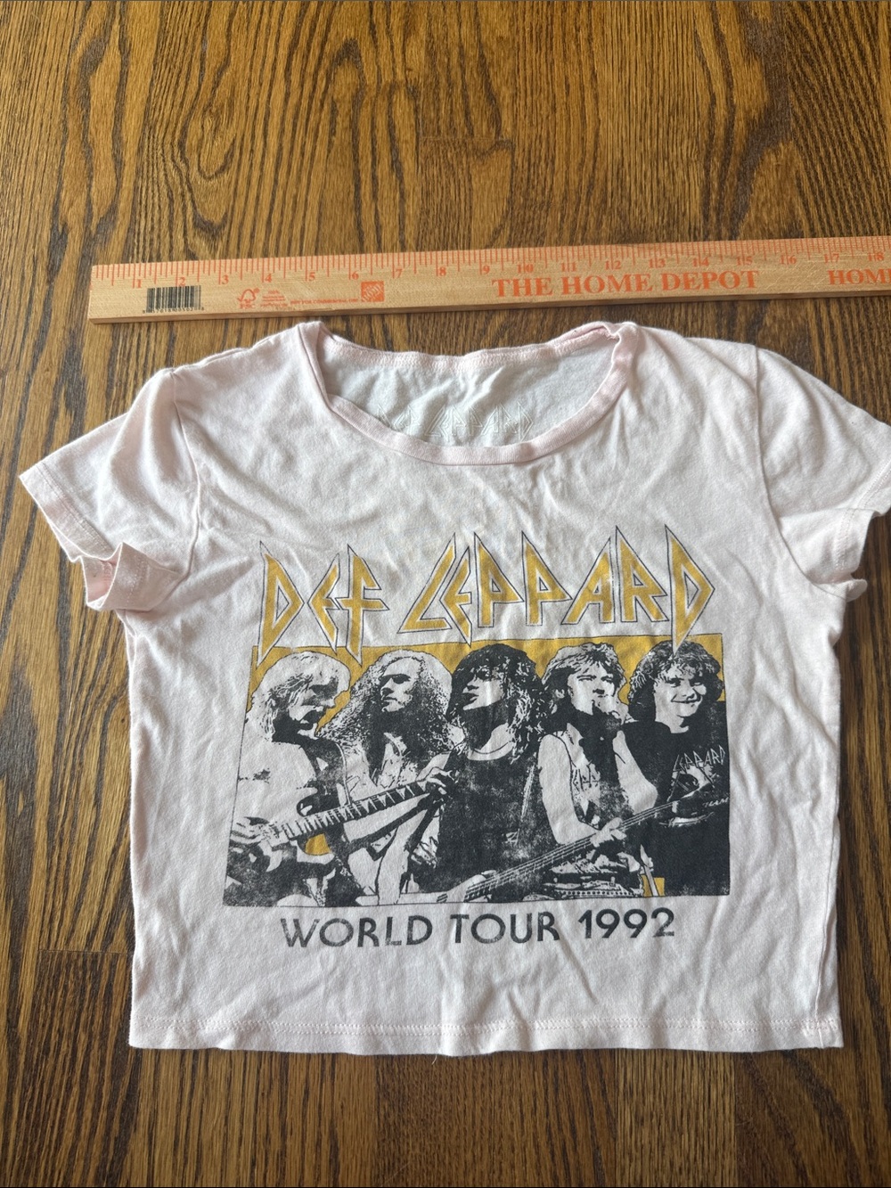 Pink Graphic Crop Top - Band Tour Style
